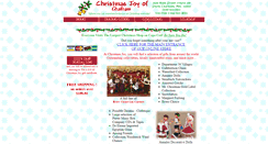 Desktop Screenshot of christmasjoy.com